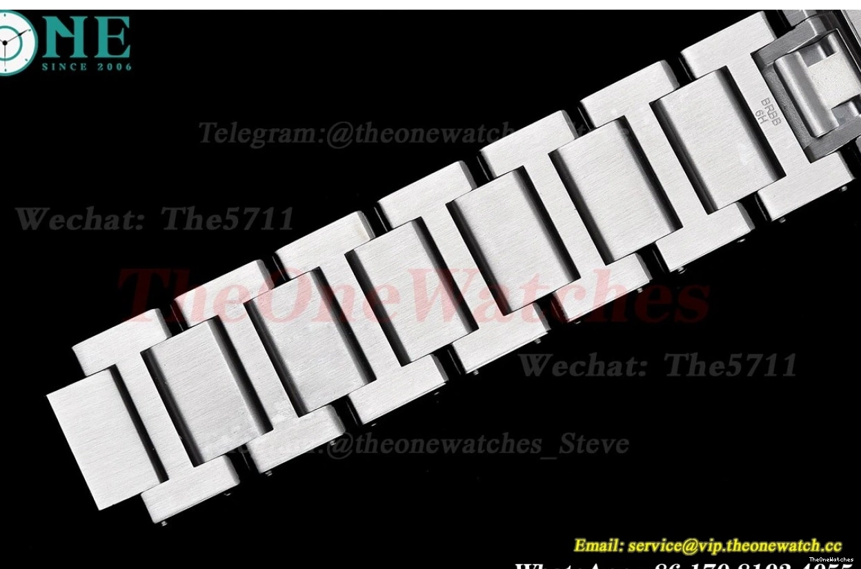 White Bracelet Diamond Bezel Tank K11F SS On Dial Must Quartz 0102